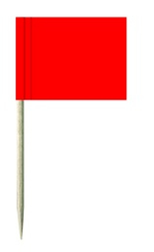 Farbe rot (1 VE = 50 Stück) - Käsepicker