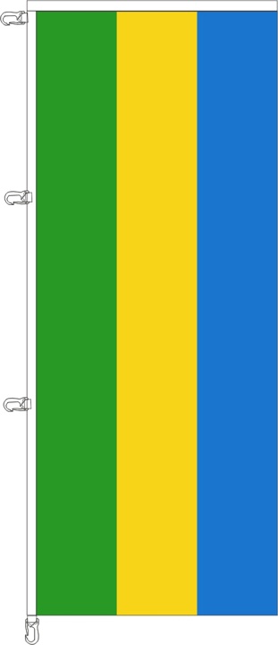 Gabun - Auslegerflagge