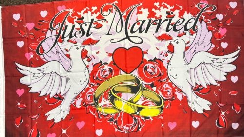 Just Married (2) - preiswerte Alternative: 150 x 90 cm