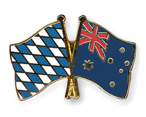 Bayern - Australien Anstecknadel