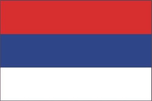 Serbien ohne Wappen - preiswerte Alternative: 150 x 90 cm