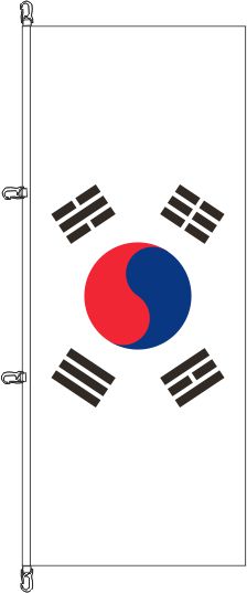 Korea Süd - Hochformatflagge