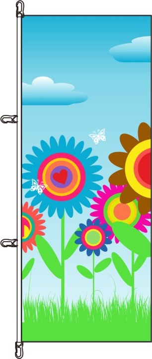 Sommer 2 - Hochformatflagge