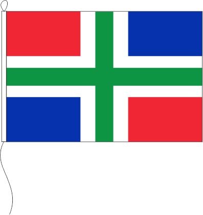 Groningen (Niederlande) - Querformatflagge