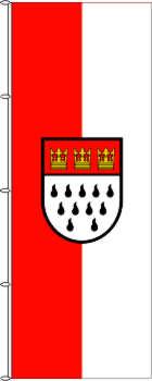 Köln - Hochformatflagge