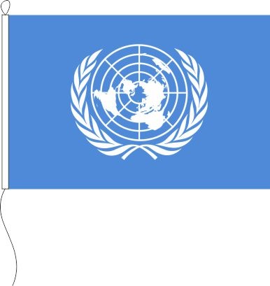 Vereinte Nationen (UNO) - Querformatflagge