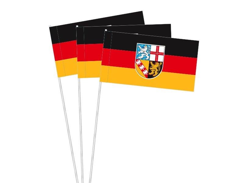 Saarland (1 VE = 50 Stück) - Papierfahnen
