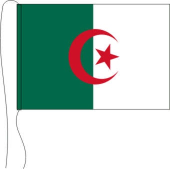 Algerien - Tischflagge 25 x 15 cm