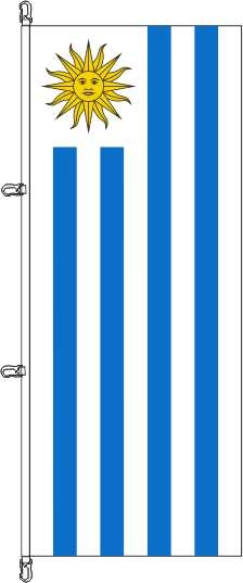 Uruguay - Hochformatflagge