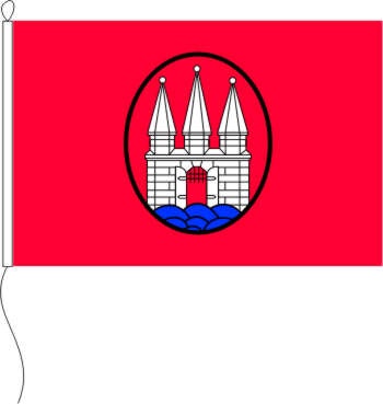 Hamburg-Altona Rundwappen - Querformatflagge