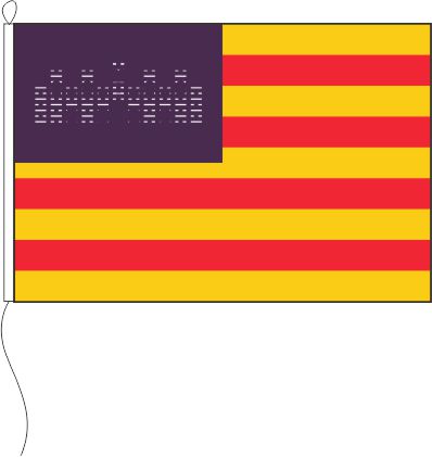 Balearen (Spanien) - Querformatflagge