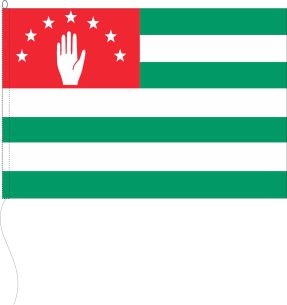 Abchasien - Tischflagge 15 x 10 cm