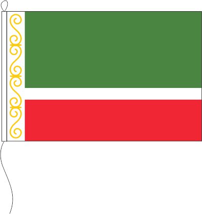 Tschetschenien - Querformatflagge