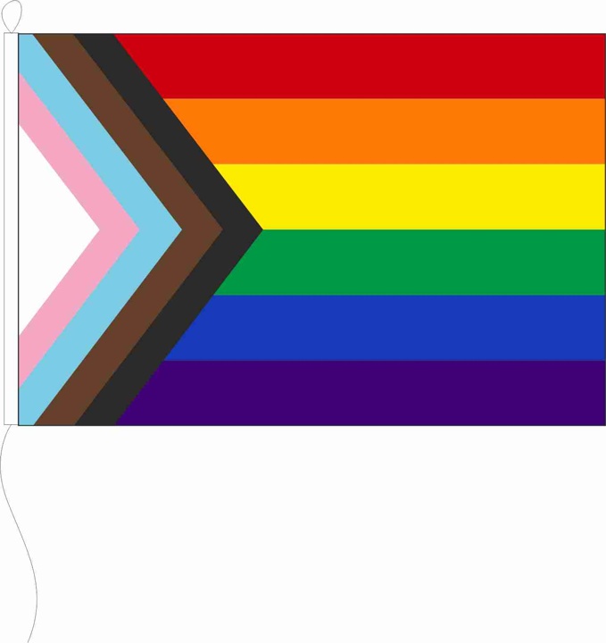 Regenbogen Queer Pride - Querformatflagge