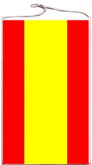 Spanien ohne Wappen - Tischbanner