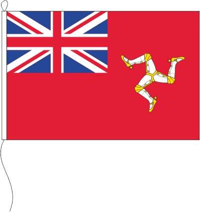 Isle of Man Handelsflagge - Querformatflagge