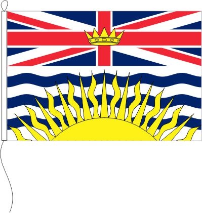 British Columbia - Querformatflagge