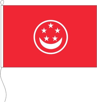 Singapur Handelsflagge - Querformatflagge