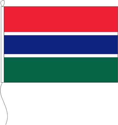 Gambia - Querformatflagge