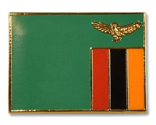 Sambia Anstecknadel rechteckig