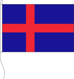 Oldenburg Land (Kreuz versetzt) - Querformatflagge