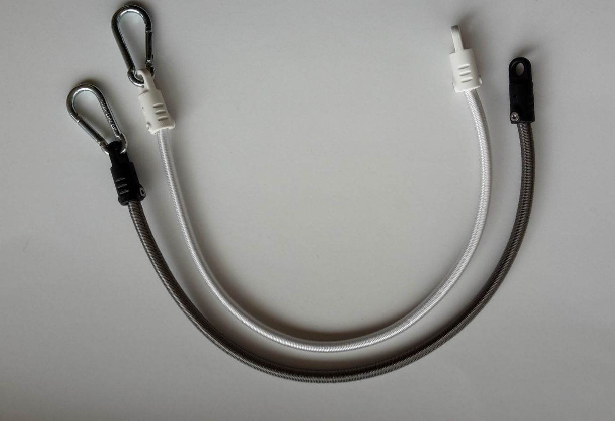 Schlaufenband grau oder weiß ca. 47 cm lang
