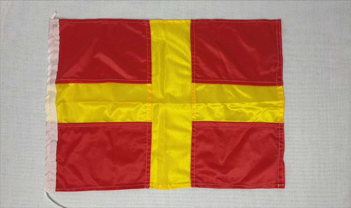 Signal R (Romeo) - Restposten - Signalflagge