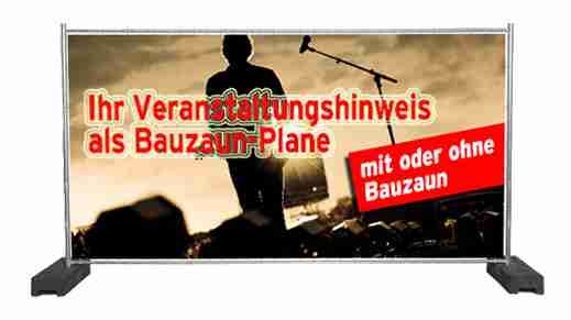 Logo Bauzaunbanner - Digitaldruck - Bauzaunbanner