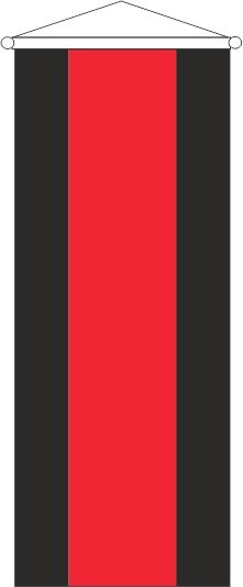 Sudetenland ohne Wappen - Bannerfahne