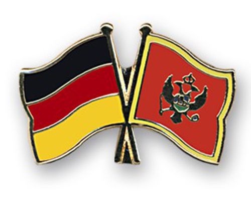 Deutschland - Montenegro Anstecknadel