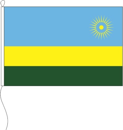 Ruanda - Querformatflagge