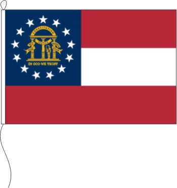 Georgia (USA) - Querformatflagge