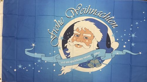 Weihnachten blau Kopf - preiswerte Alternative: 150 x 90 cm