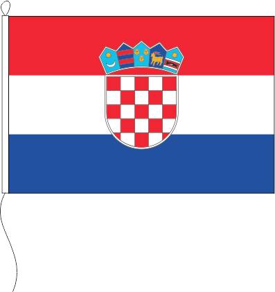 Kroatien - Tischflagge 15 x 10 cm