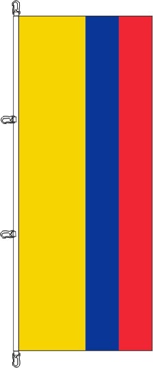 Ecuador ohne Wappen - Hochformatflagge