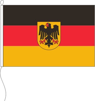 Bundesdienst - Tischflagge 15 x 10 cm