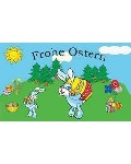 Frohe Ostern 2 - preiswerte Alternative: 150 x 90 cm