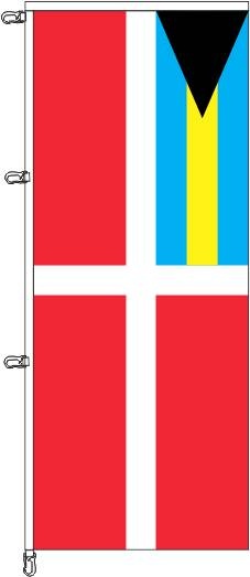 Bahamas Handeslflagge - Auslegerflagge