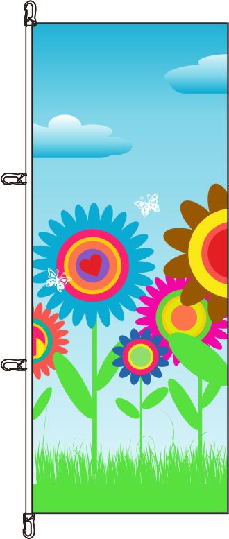 Sommer 2 - Hochformatflagge