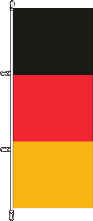 Deutschland waagerecht 150 x 400 cm - Schnäppchen - Hochformatflagge