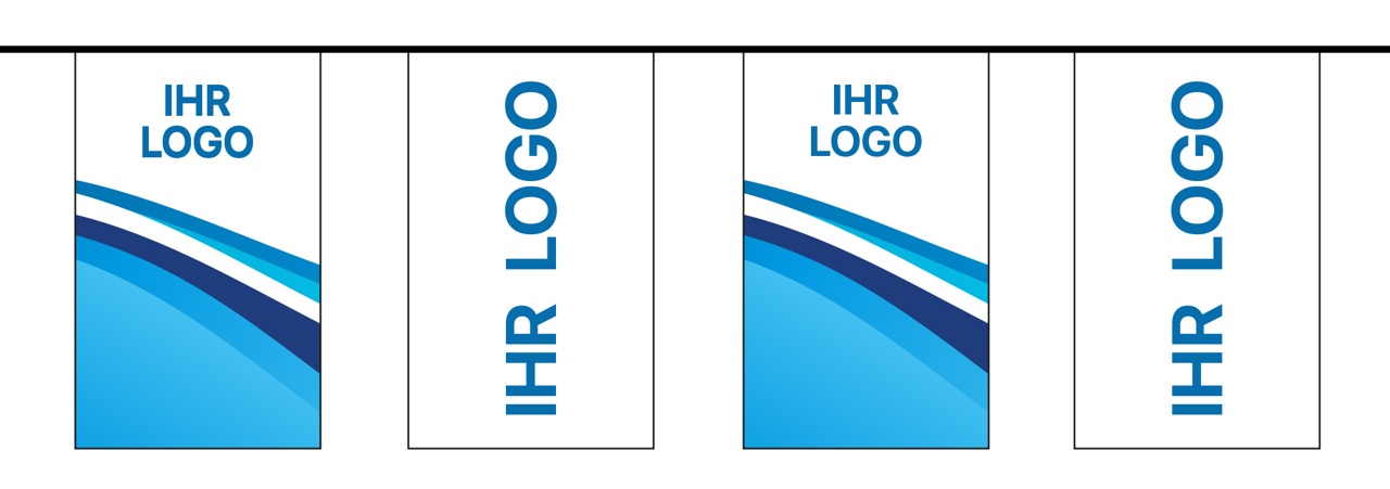 Logo Fahnenkette Digital (1 VE = 5 Stück)