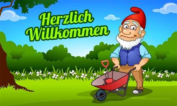 Gartenzwerg Herzlich Willkommen - preiswerte Alternative: 150 x 90 cm