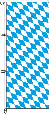Bayern Raute ohne Wappen - Auslegerflagge