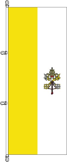 Vatikan - Hochformatflagge