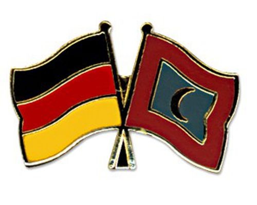 Deutschland - Malediven Anstecknadel