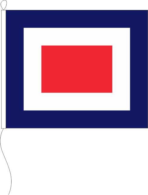 Signal W (Whiskey) - Signalflagge
