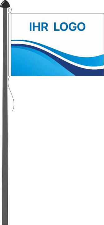 Logo Fahne - Digitaldruck - Querformatflagge