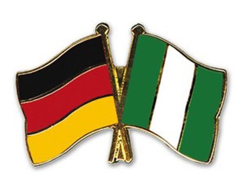 Deutschland - Nigeria Anstecknadel