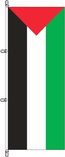 Palästina - Hochformatflagge