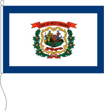 West Virginia (USA) - Querformatflagge